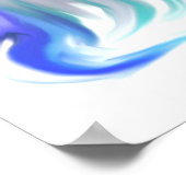 Frau mit Pferd und Schmetterling in Hand Poster (Ecke)