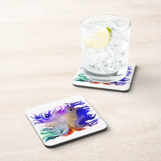 Frau mit Pferd Untersetzer (Rechte Seite)