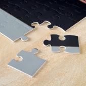 Frau mit Retro Car Puzzle (Seite)