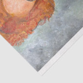 Frau mit Rotem Haar, Modigliani Seidenpapier (Ausschnitt)