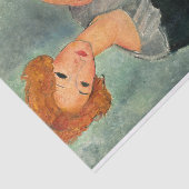 Frau mit Rotem Haar von Amedeo Modigliani Seidenpapier (Ausschnitt)