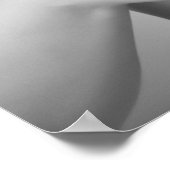 Frau mit rotem Herzen Poster (Ecke)