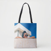 Frau mit schwarzer Sonnenbrille Tasche (Vorderseite)