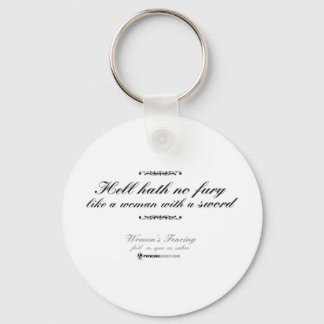 Frau mit Schwert Schlüsselanhänger