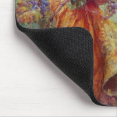 Frau mit Sommerschwanz Mousepad (Ecke)