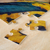 Frau mit Sonnenblume Puzzle (Seite)