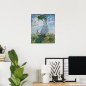 Frau mit Sonnenschirm (1875) | Claude Monet Poster (Heimbüro)