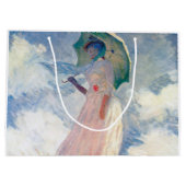 Frau mit Sonnenschirm, Claude Monet, 1886 Große Geschenktüte (Rückseite)
