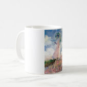 Frau mit Sonnenschirm, Claude Monet, 1886 Kaffeetasse (Vorderseite Links)