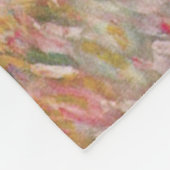 Frau mit Sonnenschirm, Claude Monet Fleecedecke (Ecke)