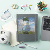 Frau mit Sonnenschirm | Französische Landschaft Aufkleber (iPad Hülle)
