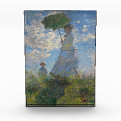 Frau mit Sonnenschirm | Französische Landschaft Fotoblock (Vorderseite)
