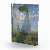 Frau mit Sonnenschirm | Französische Landschaft Fotoblock (Rechts)