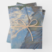 Frau mit Sonnenschirm | Französische Landschaft Geschenkpapier Set (Beispiel)