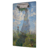 Frau mit Sonnenschirm | Französische Landschaft Klemmbrett (Links)