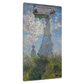 Frau mit Sonnenschirm | Französische Landschaft Klemmbrett (Rechts)