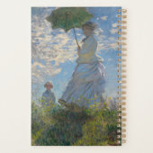 Frau mit Sonnenschirm | Französische Landschaft Planer (Rückseite)