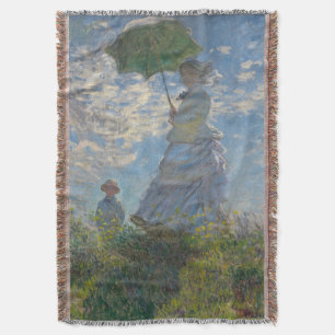 Frau mit Sonnenschirm - Frau Monet und ihr Sohn Decke