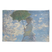 Frau mit Sonnenschirm - Frau Monet und ihr Sohn Kissenbezug (Rückseite)