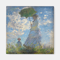 Frau mit Sonnenschirm - Frau Monet und ihr Sohn