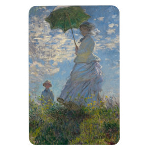 Frau mit Sonnenschirm - Frau Monet und ihr Sohn Magnet