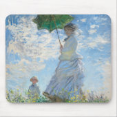 Frau mit Sonnenschirm, Frau Monet und ihr Sohn Mousepad (Vorne)