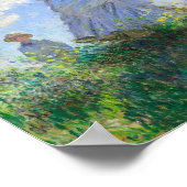 Frau mit Sonnenschirm, Frau Monet und ihr Sohn Poster (Ecke)