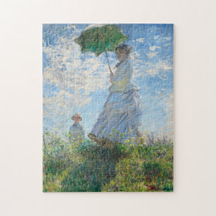 Frau mit Sonnenschirm, Frau Monet und ihr Sohn Puzzle