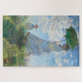 Frau mit Sonnenschirm, Frau Monet und ihr Sohn Puzzle (Horizontal)