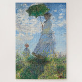 Frau mit Sonnenschirm, Frau Monet und ihr Sohn Puzzle (Vertikal)