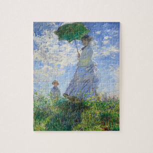 Frau mit Sonnenschirm, Frau Monet und ihr Sohn Puzzle