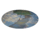 Frau mit Sonnenschirm - Frau Monet und ihr Sohn Schneidebrett (Ecke)