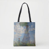 Frau mit Sonnenschirm - Frau Monet und ihr Sohn Tasche (Vorderseite)