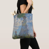 Frau mit Sonnenschirm - Frau Monet und ihr Sohn Tasche (Von Nahem)