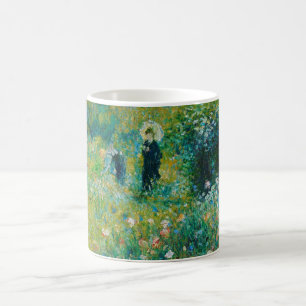 Frau mit Sonnenschirm, Garten, Renoir Kaffeetasse