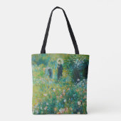 Frau mit Sonnenschirm, Garten, Renoir Tasche (Rückseite)