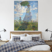 Frau mit Sonnenschirm Leinwanddruck (Insitu (Schlafzimmer))