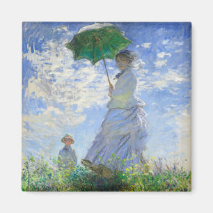 Frau mit Sonnenschirm, Madame Monet und ihr Sohn Magnet