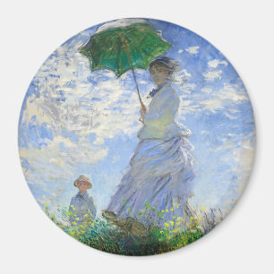 Frau mit Sonnenschirm, Madame Monet und ihr Sohn Magnet