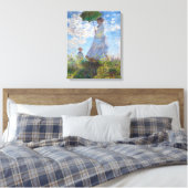 Frau mit Sonnenschirm | Monat | Leinwanddruck (Insitu (Schlafzimmer))