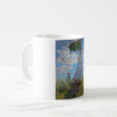 Frau mit Sonnenschirm, Monet Kaffeetasse (Vorderseite Links)