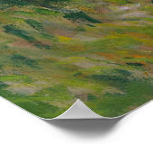 Frau mit Sonnenschirm Poster (Ecke)