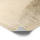 Frau mit Sonnenschirm Poster (Ecke)