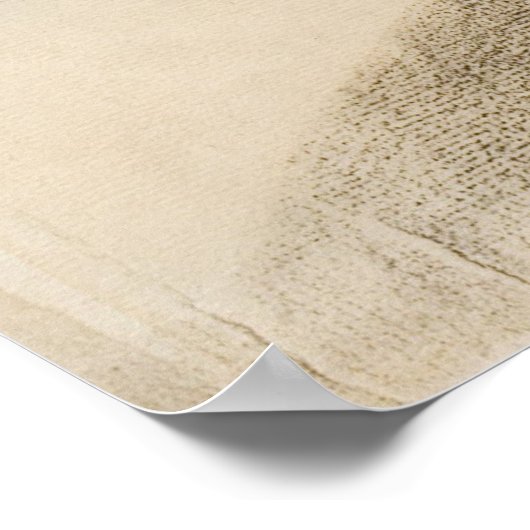 Frau mit Sonnenschirm Poster (Ecke)