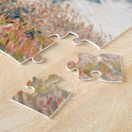 Frau mit Sonnenschirm-Promenade Monet Puzzle (Seite)