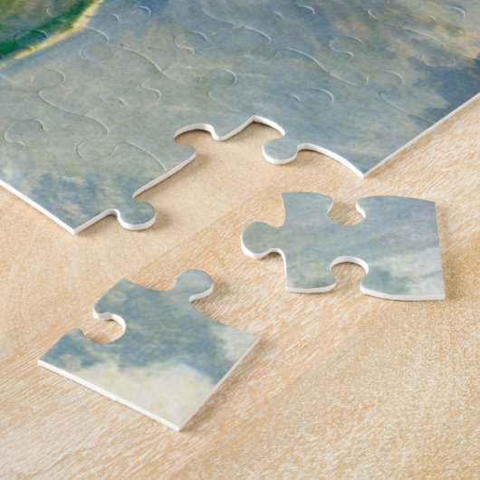 Frau mit Sonnenschirm-Promenade Monet Puzzle (Seite)