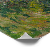 Frau mit Sonnenschirm von Claude Monet Poster (Ecke)