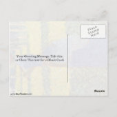 Frau mit Sonnenschirm von Georges Seurat Postkarte (Rückseite)