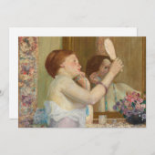 Frau mit Spiegel | Frederick Carl Frieseke (Vorne/Hinten)