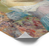 Frau mit Spiegel | Frederick Carl Frieseke Poster (Ecke)